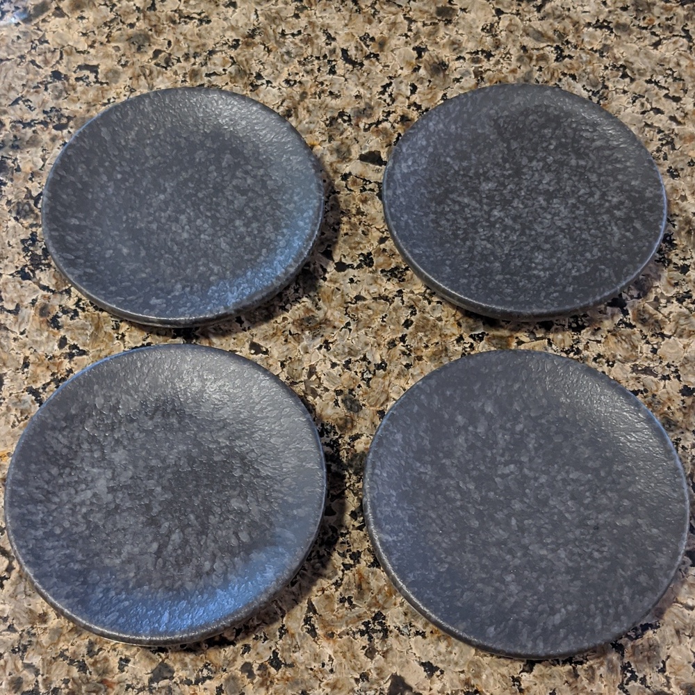 Stone Coasters Earthenware Trinket Trays Natural Minimalist Modern Round